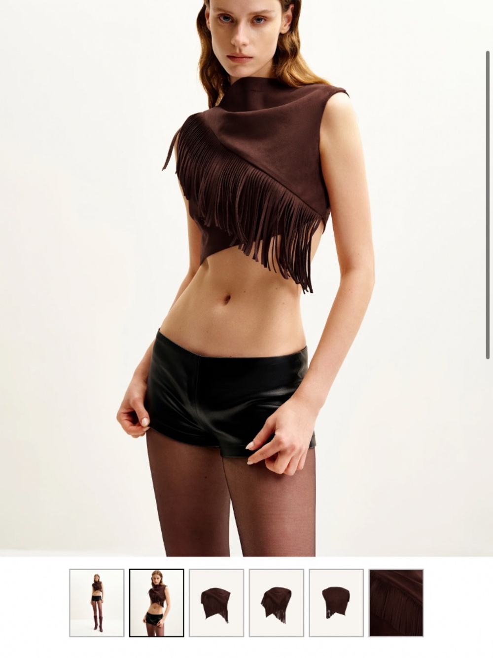 Jw pei suede top new